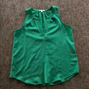LOT OF 3 Boutique Silk V-neck Tanks sz S
